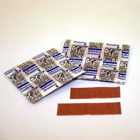 Unbranded Sterile Fabric Plasters Assorted Pk10