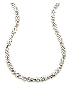 Sterling Silver 46cm/18in Celtic Style Chain