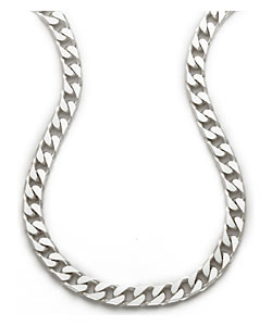 Sterling Silver 51cm/20ins Solid Curb Chain