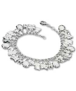 Sterling Silver Animal Charm Bracelet