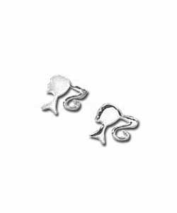 Sterling Silver Barbie Icon Studs