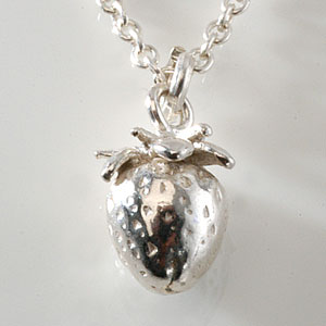 Sterling Silver Christening Necklace with