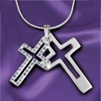 Sterling Silver Crosses Necklace