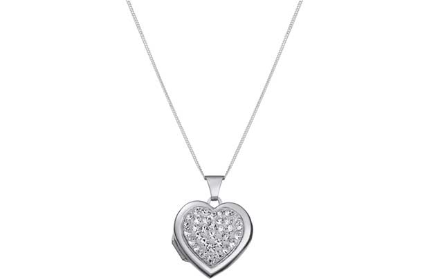 This beautiful locket is made from sterling silver