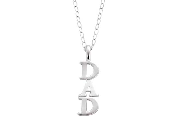Unbranded Sterling Silver Dad Pendant