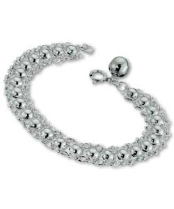 Sterling Silver Fancy Jingle Bracelet