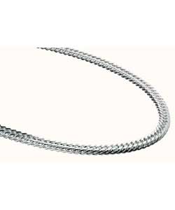 Sterling Silver Gents Double Curb Chain