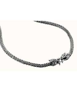 Sterling Silver Gents Dragon Chain