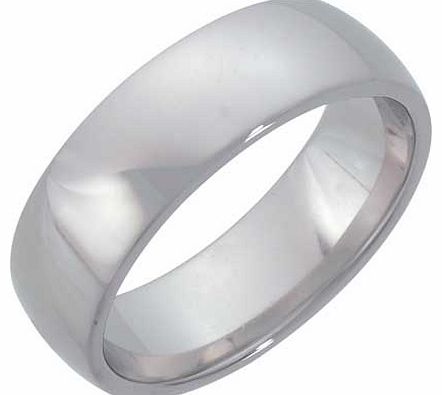 unbranded Sterling Silver Heavyweight 7mm Wedding Band -