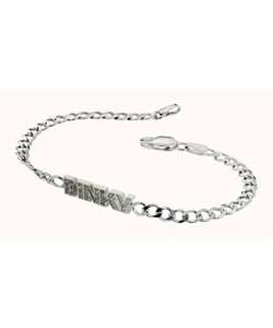 Sterling Silver ID Style Bracelet