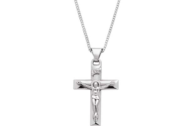 Unbranded Sterling Silver Large Crucifix Pendant