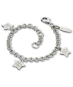 Sterling Silver Me to You Star Charm Bracelet