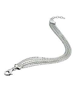 Sterling Silver Multi Chain Bracelet