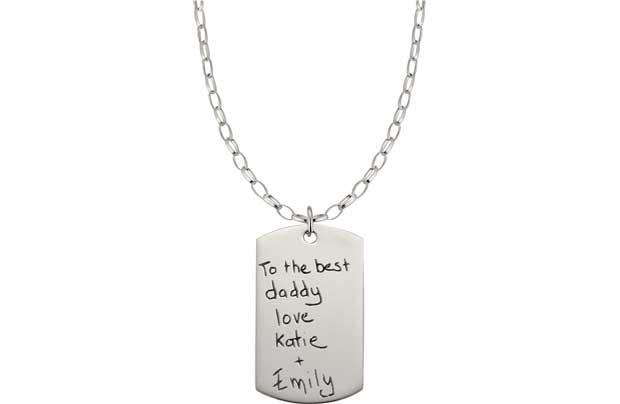 This necklace would make a wonderful keepsake gift. Sterling silver. Length of necklace 51cm/20in. Pendant size H33