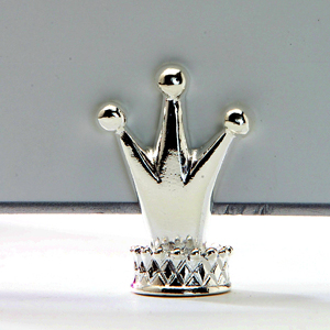 Sterling Silver Plated Crown Place Card Settings