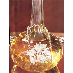 Sterling Silver Port Decanter Label