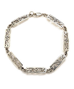 Sterling Silver Rennie Mackintosh Style Bracelet
