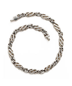 Sterling Silver Solid Celtic Style Bracelet