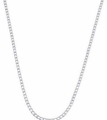 Unbranded Sterling Silver Square 0.75oz Solid Curb Chain