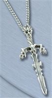 Sterling Silver Sword Pendant