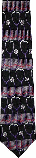 Unbranded Stethoscopes Graph Tie