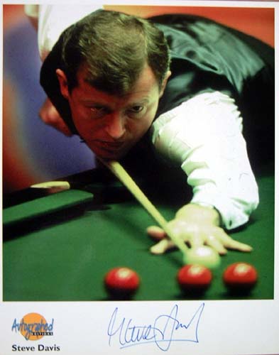 Unbranded Steve Davis signed limited edition photo