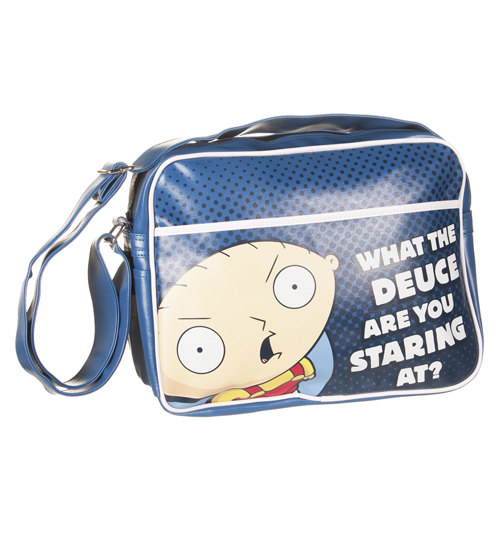 Unbranded Stewie What The Deuce Family Guy PU Messenger Bag