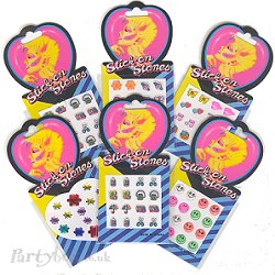 Stick On Gem Stickers - For Body & Face