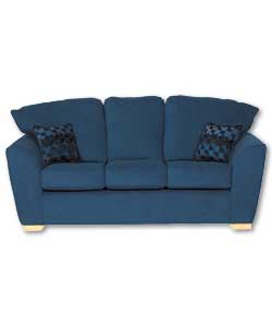 Stockholm Large Blue Sofa