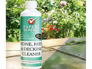 An innovative new cleaner that uses nano technology  rather than backbreaking scrubbing  to help rid your garden of algae. Simply spray or pour on and leave to work  green film should disappear in 2-3 days. Works even on years of dirt build-up, an