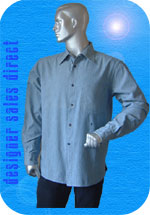 Stone Island Shirt-Blue Stripe
