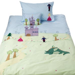 Story Book Duvet Cover and Pillowcase
