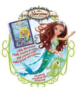Storytime Swimming Mermaid Doll and Book