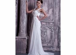 Unbranded Strapless Noble Evening Dresses (Chiffon Sweep