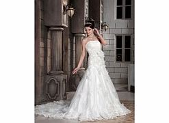 Unbranded Strapless Noble Romantic Wedding Dresses