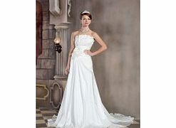 Unbranded Strapless Romantic Terse Wedding Dresses