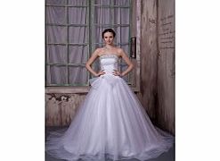 Unbranded Strapless Terse Wedding Dresses (Satin Tulle