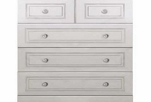 Ready assembled for your convenience. the Stratford collection is a popular choice. This white 3+2 drawer chest is beautifully finished with attractive ceramic handles and provides ample storage space for all your folded garments. This impressive che