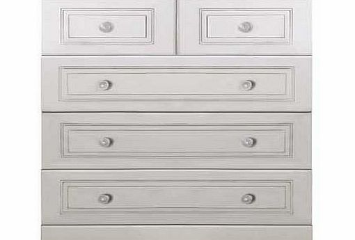Ready assembled for your convenience. the Stratford collection is a popular choice. This white 3+2 drawer chest is beautifully finished with attractive ceramic handles and provides ample storage space for all your folded garments. This impressive che