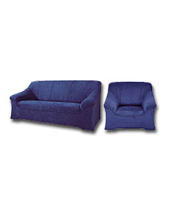 Stratford Blue 3 Piece Suite.