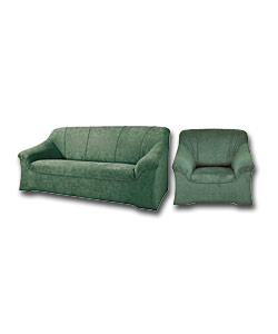 Stratford Green 3 Piece Suite - sofa and 2 chairs