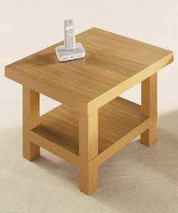 Unbranded Stratford Oak Effect Chunky End Table