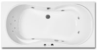 Stratos Duo Lux 1800 x 900mm 11 Jet Whirlpool Bath