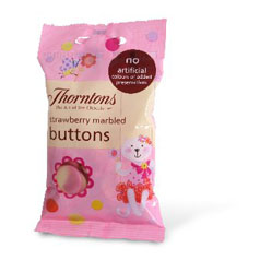 Unbranded Strawberry Marbled Buttons (40g)