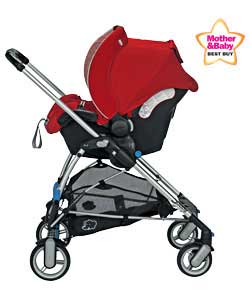 Stroller and car seat.Suitable from birth to 4 years.Total weight 18.4kg.2 year manufacturers guaran