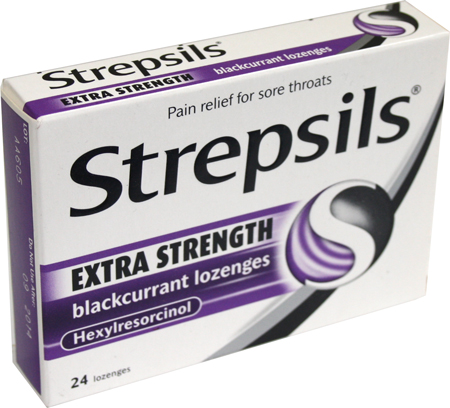 Unbranded Strepsils Extra Blackcurrant (24)