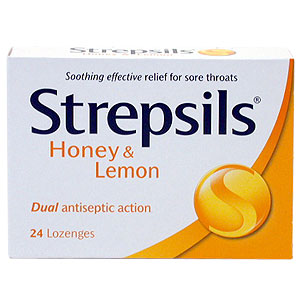 Strepsils Lozenge Honey & Lemon - Size: 24