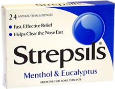 Strepsils Menthol and Eucalyptus 24x