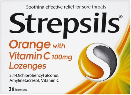Unbranded Strepsils with Vitamin C 100mg 36