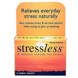 Unbranded Stressless Herbal Tablets Triple Pack